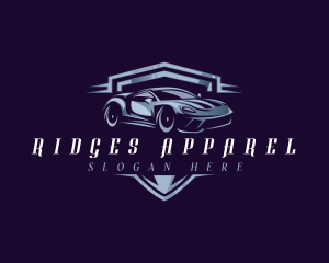 Racing Car Auto Detailing logo design