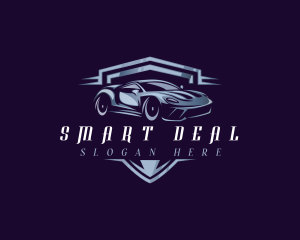 Racing Car Auto Detailing logo design