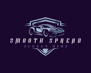 Racing Car Auto Detailing logo design