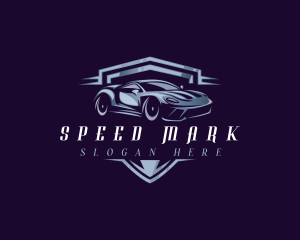 Racing Car Auto Detailing logo design