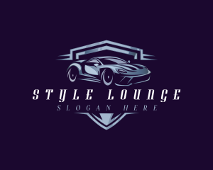 Racing Car Auto Detailing logo design