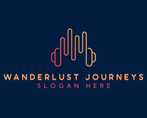 Playlist - Headset Record Studio logo design