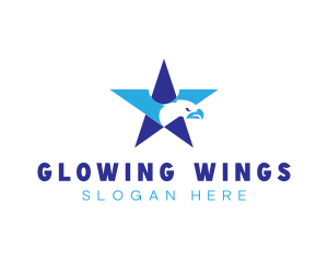 Eagle Wings Star logo design