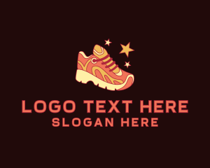 Streetwear - Star Sneakers Shoes logo design