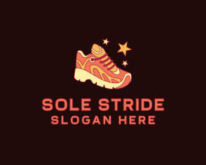 Sneakers - Star Sneakers Shoes logo design