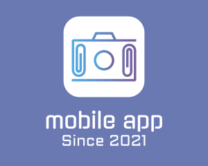 Camera Clip Mobile App logo design