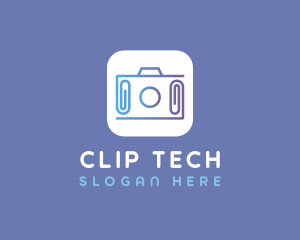 Camera Clip Mobile App logo design