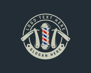 Razor - Barbershop Razor Grooming logo design