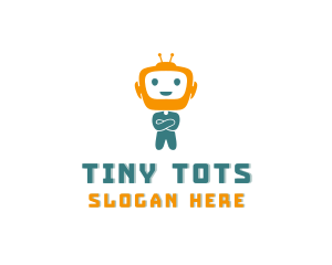 Toddler - Toddler Educational Robot logo design