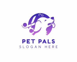 Dog Grooming Pet logo design