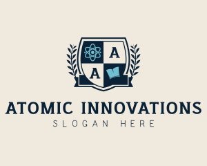 Atomic - Science Education Academy logo design