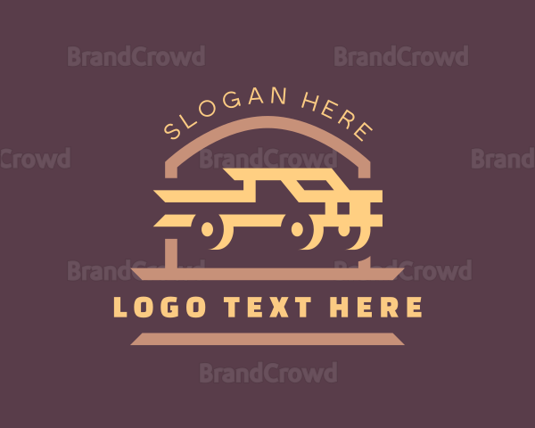 Pickup Truck Automotive Logo