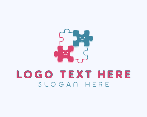 Smiley - Jigsaw Puzzle Community logo design