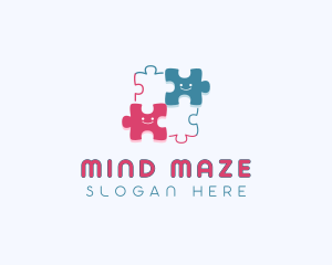 Puzzle - Jigsaw Puzzle Community logo design
