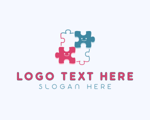 Puzzle - Jigsaw Puzzle Community logo design