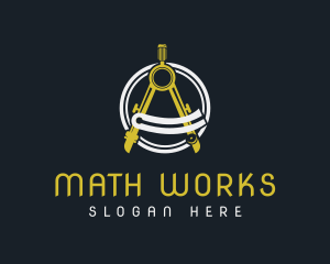 Math - Compass Design Drafting logo design