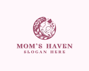 Infant Mother Postpartum logo design