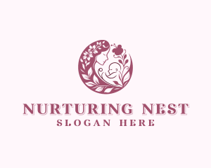 Infant Mother Postpartum logo design