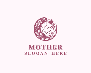 Infant Mother Postpartum logo design