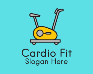 Cardio - Cycling Exercise Machine logo design