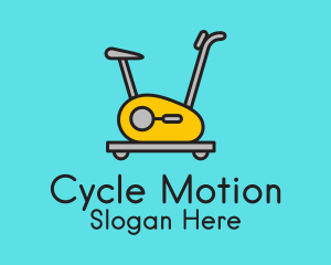 Cycling Exercise Machine logo design