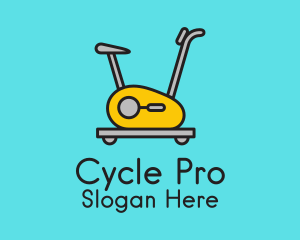 Cycling Exercise Machine logo design