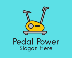 Cycling Exercise Machine logo design