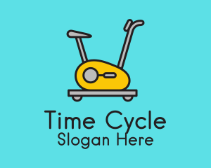 Cycling Exercise Machine logo design