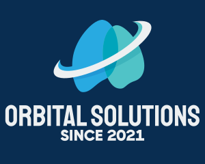 Orbital - Respiratory Lungs Orbit logo design