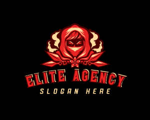 Elite Hunter Character logo design