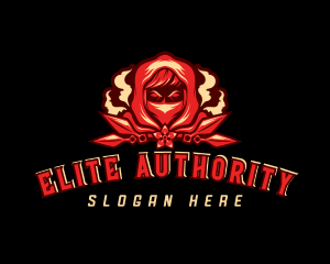 Elite Hunter Character logo design