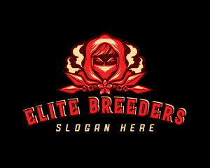 Elite Hunter Character logo design