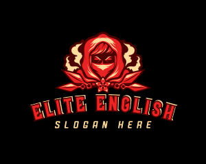 Elite Hunter Character logo design