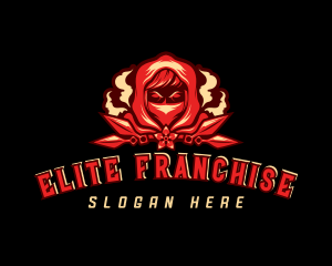 Elite Hunter Character logo design