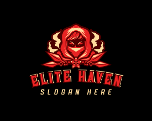 Elite Hunter Character logo design