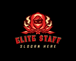 Elite Hunter Character logo design