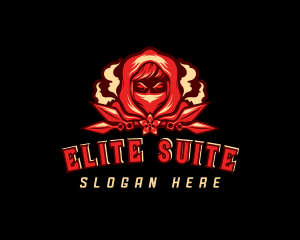 Elite Hunter Character logo design