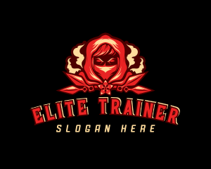 Elite Hunter Character logo design