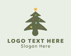 Gingerbread Man - Christmas Tree Decoration logo design