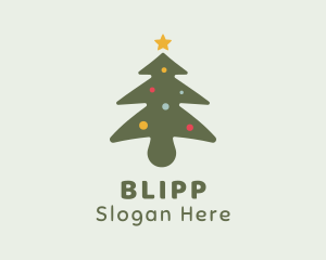 Christmas Tree Decoration Logo