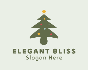 Christmas Tree Decoration Logo