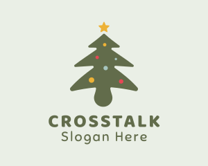 Christmas Tree Decoration Logo