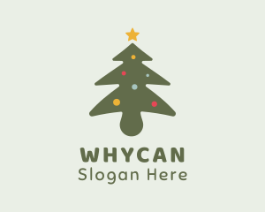 Christmas Tree Decoration Logo