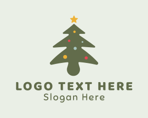 Furnishing - Christmas Tree Decoration logo design