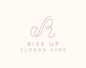 Elegant Letter R Boutique logo design