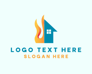 Refrigeration - Residential Home Ventilation logo design