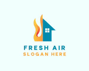 Residential Home Ventilation logo design