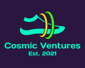 Space - Space Running Shoes logo design