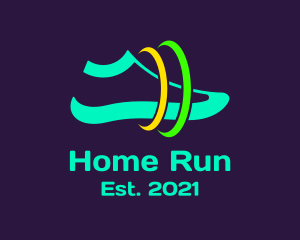 Space Running Shoes logo design