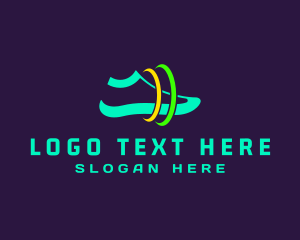 Fashion Shoes - Space Running Shoes logo design